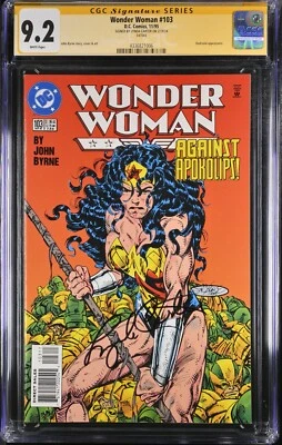 WONDER WOMAN #103 - 11/95 - CGC SIGNATURE SERIES SIGNED BY LYNDA CARTER CGC 9.2 - Image 1 of 2