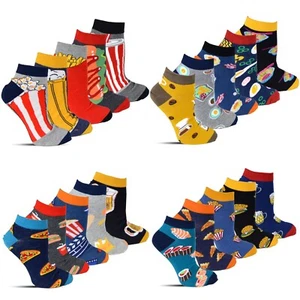 10 - 20 Paar Sneaker Socken Baumwolle bunte lustige Herren Damen Kurzsocken - Bild 1 von 9