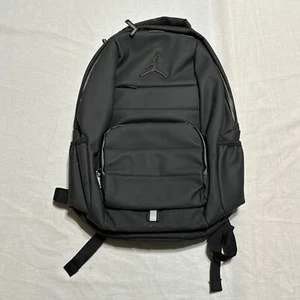 Jordan Jumpman 2017 All World Backpack Laptop Pocket All Black - Picture 1 of 8