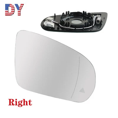 Espejo retrovisor de vidrio con punto ciego derecho para Mercedes-Benz C43 C450 C63 CLS53 AMG Foto 1 de 4