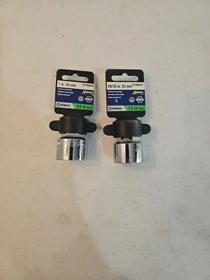 Pair Of Kobalt ~  Xtreme 1" / 25mm, 0198958, 1/2" Drive, #86899 + 23mm #0189527 - Image 1 of 3