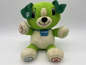 Leap Frog My Pal Scout 12" Dog Interactive Puppy Toy Learning Plush Toy Green - Picture 1 of 6