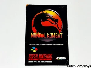 Super Nintendo / SNes - Mortal Kombat - FAH - Manual - Imagen 1 de 2
