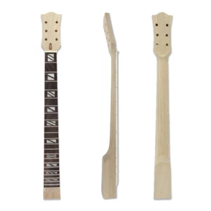 Neu 24,75 Zoll Mahagoni Gitarrenhals 22 Bund Palisander Griffbrett Set in Absatz - Bild 1 von 7