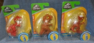 CONJUNTOS IMAGINEXT JURASSIC WORLD 2018 NARANJA RAPTOR, T-REX y stygimoloch - Imagen 1 de 7