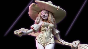 DnD Miniaturhexe von Gaz Minis - Bild 1 von 3
