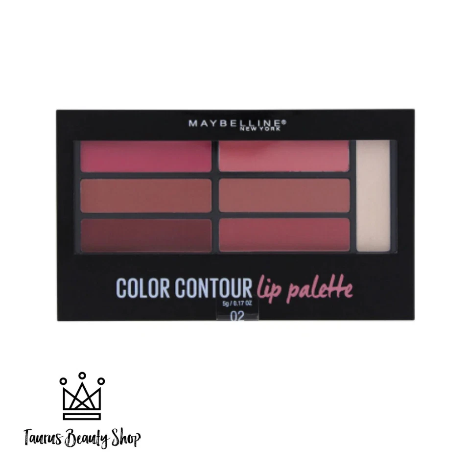 Maybelline Lip Studio Color Contour Palette 02 Blushed Bombshell – 6 Shades – Ne - Image 1 of 1