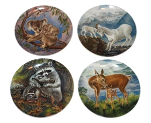 SIGNS OF LOVE Platos de Vida Silvestre Toque Tranquilizador Confianza Abrazo Juego de 4 - Imagen 1 de 10