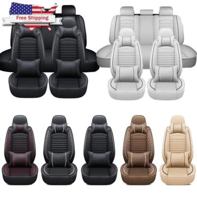 Juego completo de cojines de cuero para funda de asiento de auto de 5 asientos para Acura TLX RDX MDX ILX TSX ZDX Foto 1 de 4