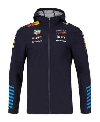 Red Bull Racing F1 Team Rain Jacket 2024 Navy - Image 1 of 2