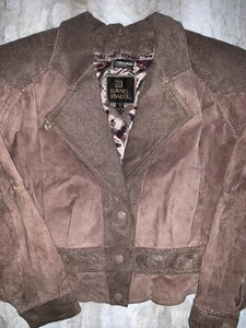 Vintage Byrnes & Baker Leather Bomber Jacket Size Medium Thermal Insulation - Picture 1 of 6