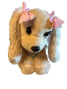 Poochie & CO Poodle Dog Purse Sparkly Pink With Collar And Tag - Picture 1 of 5