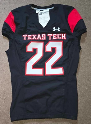 NWT Texas Tech Raiders Football Under Armour 2020 Game Cut Authentic Jersey - Image 1 of 4