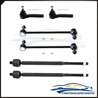 Kit de suspensión de 6 piezas para Dodge Grand Caravan 2008-2014 extremo de varilla de amarre interior y exterior Foto 1 de 4