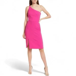 Neu mit Etikett Kleid The Population Alexandra ärmelloses Midikleid hell fuchsia Größe S - Bild 1 von 13