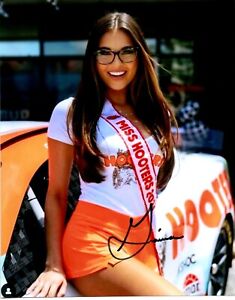 NASCAR Gianna Blaney authentic autographed Miss Hooters photo NO RESERVE