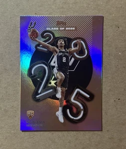 Tarjeta SSP 2025-26 Topps Baloncesto Dylan Harper Spurs Novato Refractor #C25-2 - Imagen 1 de 2