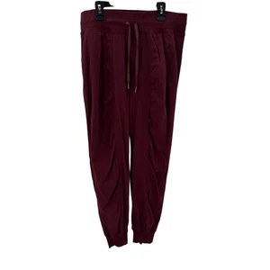 Lululemon Dance Studio Jogger Deep Rouge donna taglia 8 - Foto 1 di 7