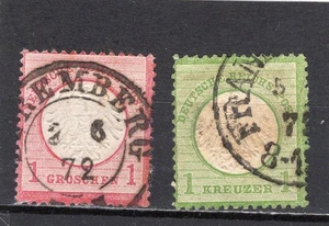 Deutsches Reich 1872 Michel Nr.: 4,7, mit kleinem Brustschild, gestempelt - Bild 1 von 2