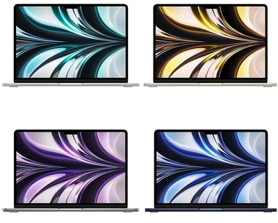 Apple MacBook Air MLY33LL/A 2022 Apple Chip M2 13,6 pulgadas 8 GB RAM 256 GB -8 CPU/8 GPU Foto 1 de 3