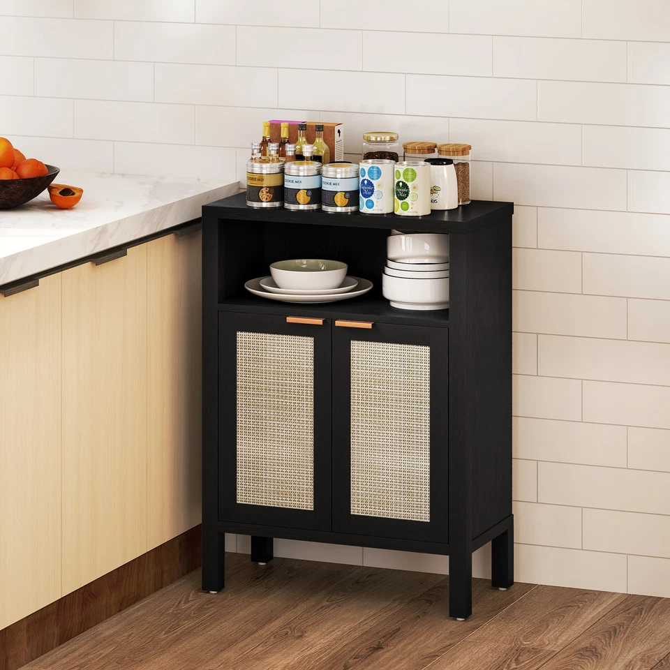 HOMCOM Sideboard Buffet Cabinet, Accent Cabinet with Adjustable Shelf - Image 1 of 1