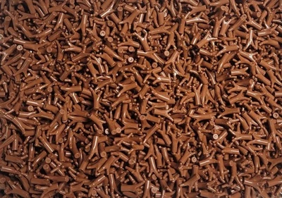 250x Lego Reddish Brown Plant Flower 3 Stem Part 68211 - 6345847 - Image 1 of 2