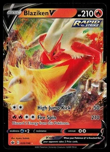 Pokemon SWSH06: Chilling Reign 020/198 Blaziken V - Picture 1 of 2
