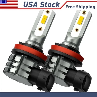 Faro antiniebla LED 3000K ámbar 2/4x para Subaru Legacy/Forester/WRX STI H11 H8 Foto 1 de 4