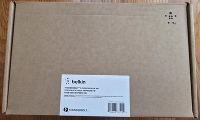 BELKIN THUNDERBOLT 3 EXPRESS DOCK for MAC only  (E9M062tt) NEW and SEALED - Image 1 of 4