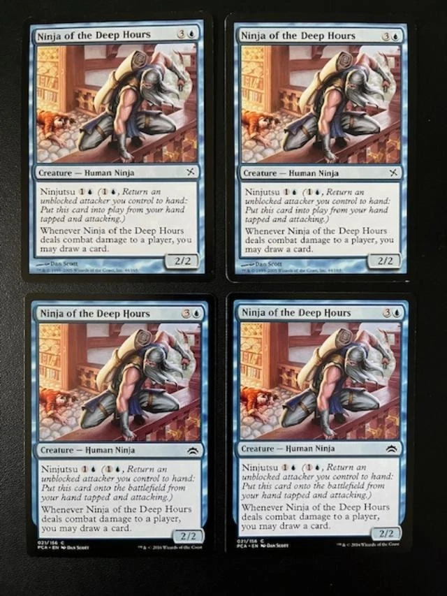 MTG- Ninja of the Deep Hours x4 - Image 1 of 1