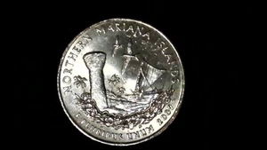 2009- P- Washington Quarter  GEM-BU ~ Northern Mariana Islands - Picture 1 of 2