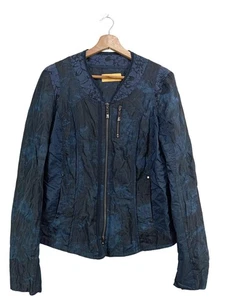 BIBA Chaqueta corta Mujeres Chaqueta Talla EU 42 azul-negro look casual - Imagen 1 de 6