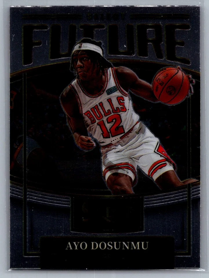 2021-22 Panini Select #23 Ayo Dosunmu Select Future - Image 1 of 2