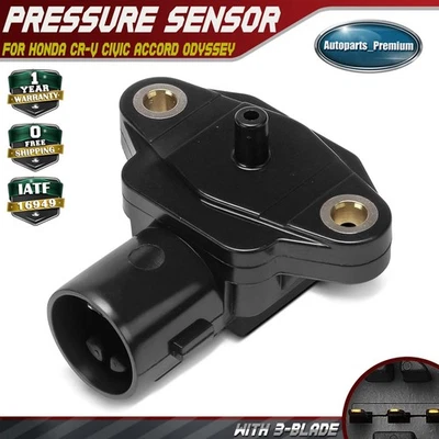 Sensor de presión del colector (MAP) para Honda CR-V Civic Accord Odyssey S2000 Acura Foto 1 de 4