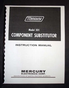 Manual sustitutor de componentes Mercury modelo 501 - Imagen 1 de 1