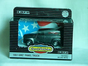 1/43-1951 GMC Camion da pannello - Carbone metallizzato - Ertl - 1993 - Foto 1 di 1