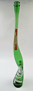 Vintage 1970's Boardwalk Souvenir 7UP Stretched Art Glass Bottle 16 oz. Empty - Picture 1 of 14