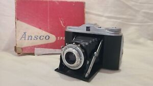 Ansco Speedex 4.5 Agfa Camera 120 Film W/ Box Tested Vintage Germany