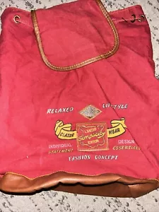 Vintage Canvas Backpack - Picture 1 of 2