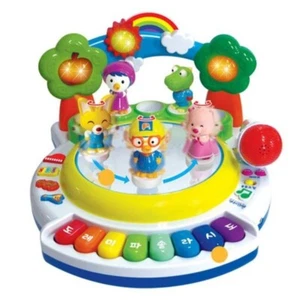 Pororo Spinning Dancing Karaoke Toy - 4 Instrument Sounds, Mic, 24 Pororo Songs - Picture 1 of 5