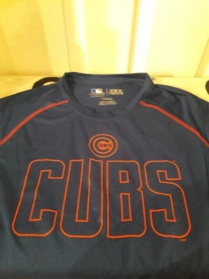 ОДНАЖДЫ НАДЕТАЯ MLB подлинная футболка Chicago Cubs TX3 COOL BASE без рукавов размер XL - Изображение 1 из 4