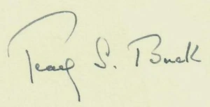 RARO! Página de álbum firmada a mano Pearl S Buck "Premio Nobel de Literatura" certificado de autenticidad - Imagen 1 de 3