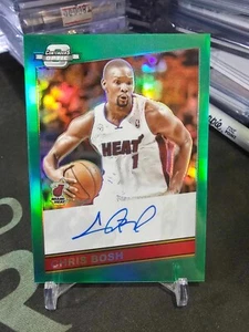 2023-24 Panini Contenders Optic Chris Bosh 1986 Tribute Auto 86-CBS Verde 26/35! - Imagen 1 de 2