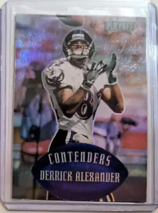 🏆 Contenders Playoff 1997 Blu DERRICK ALEXANDER #14 BALTIMORE RAVENS - Foto 1 di 2