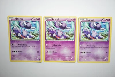 Skorupi 38/111 Pokemon Trading Card (Error / Misprint / Defect) - Image 1 of 4