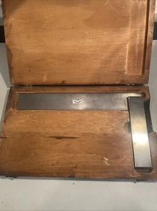 Starrett No 20 12” Master Precision Square In Wood Box - Picture 1 of 3