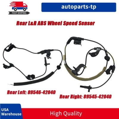 Sensor de velocidad de rueda ABS trasero izquierdo y derecho 2 piezas para Toyota RAV4 2006-2013 4x4 Foto 1 de 4