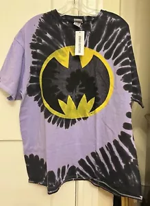 Batman Shirt Junk Food Tees Tie Dye Retro Short Sleeve Urban Outfitters - Picture 1 of 7