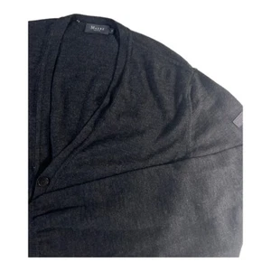 Maerz Muenchen Mens Grey Cardigan 100% Virgin Wool Euro Size 54 See Measurements - Picture 1 of 5