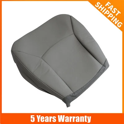 Cubierta de asiento inferior de cuero gris para pasajero Ford E150 E250 E350 2002-2008 Foto 1 de 4